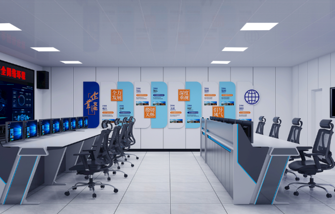 上海辦公室裝修:黑色和藍色搭配的魅力 上海辦公室裝修:黑色和藍色搭配的魅力